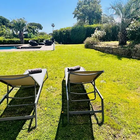 Luxueuse Vue Avec Piscine Golfe De St Tropez 14 Personnes * 그리모